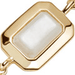 Gold Ottima Mother of Pearl Tennis Bracelet 