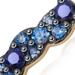 Interstellar Small Sapphire Pendant Bar in 14ct Yellow Gold