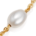 Gold Celestial Pearl Chain Bracelet