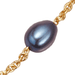 Gold Celestial Peacock Pearl Chain Necklace