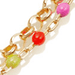 Gold Biography Neon Enamel Bracelet
