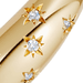 Gold Celestial Tiny Star Hoop Earrings