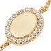 Gold Celestial Pave Disc & Tiny Star Bracelet