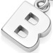 Silver Initial 'B' Biography Charm