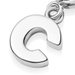 Silver Initial 'C' Biography Charm