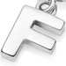 Silver Initial 'F' Biography Charm