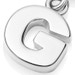 Silver Initial 'G' Biography Charm