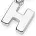 Silver Initial 'H' Biography Charm