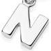 Silver Initial 'N' Biography Charm