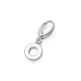 Silver Initial 'O' Biography Charm