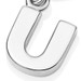 Silver Initial 'U' Biography Charm