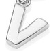 Silver Initial 'V' Biography Charm