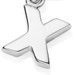 Silver Initial 'X' Biography Charm