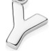Silver Initial 'Y' Biography Charm