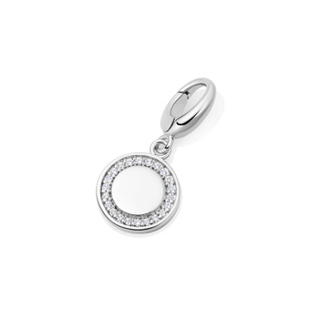 Silver Biography Cosmos Charm