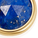 Lapis Biography Charm in Yellow Gold Vermeil