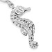 Silver Biography Sea Horse Charm