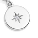 Silver Biography Star Set Disc Charm