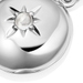 Silver Biography June Birthstone Moonstone Locket Charm