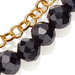 Gold Biography Black Spinel Bracelet