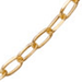Slim Charm Chain Necklace IN Yellow GOLD VERMEIL