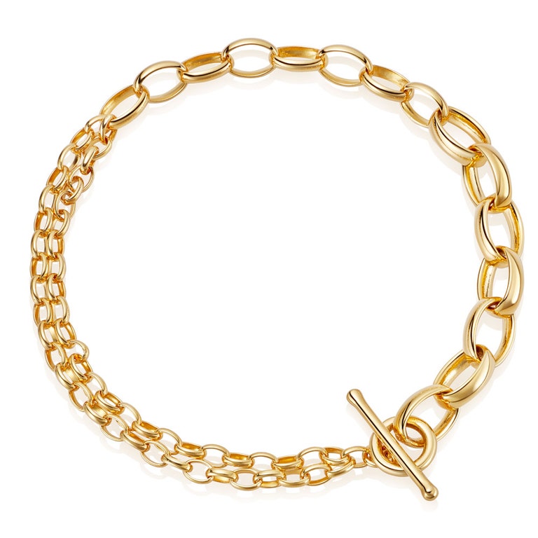 ‘Style Icon Mum’ bracelet in Yellow Gold Vermeil