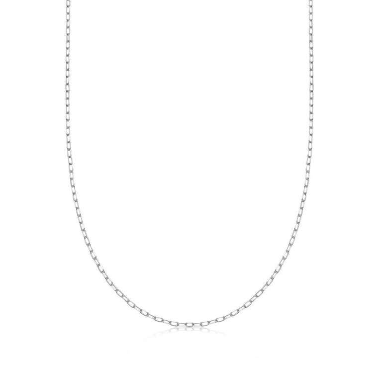 Slim Charm Chain Necklace IN STERLING Silver