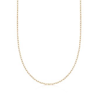 Gold Biography Slim Chain Necklace