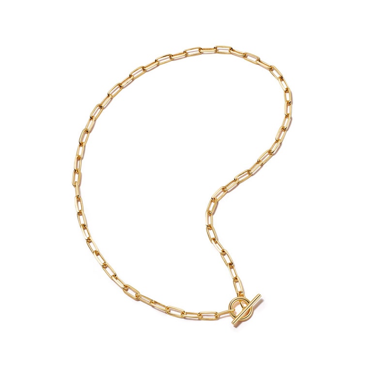 Gold Celestial T-Bar Necklace