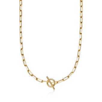 Gold Celestial T-Bar Necklace