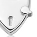 Silver Biography Heart Locket Necklace