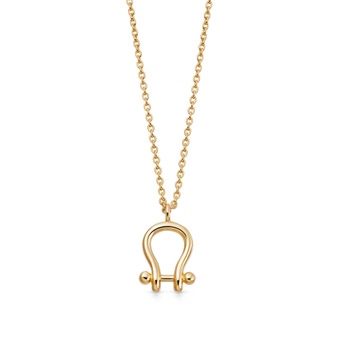 Gold Aurora Pendant Necklace