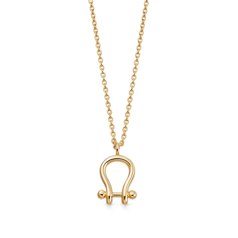 Gold Aurora Pendant Necklace