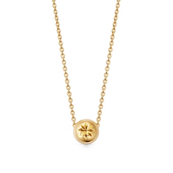 Gold Aurora Atom Necklace