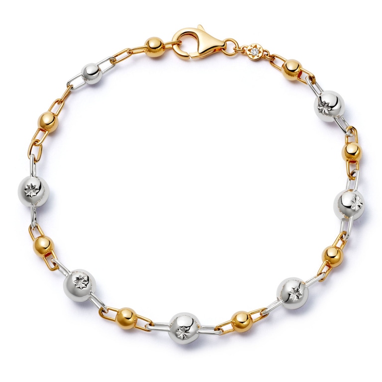 Gold and Silver Aurora Bracelet