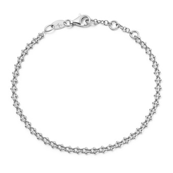 Silver Aurora Chain Bracelet