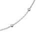 Silver Aurora Station Necklace