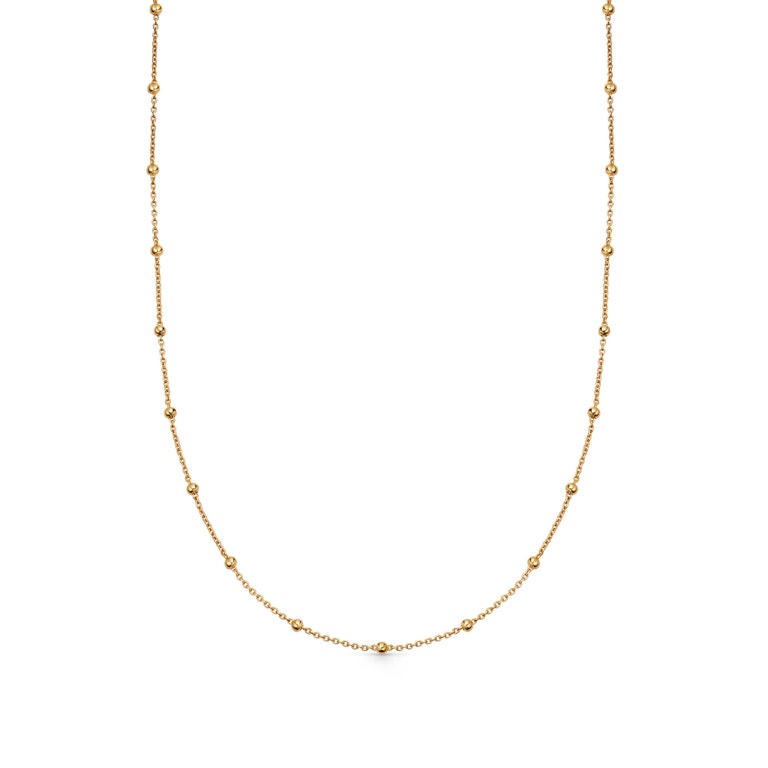 Gold Aurora Station Necklace
