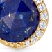 Gold Large Luna Lapis Pendant Necklace