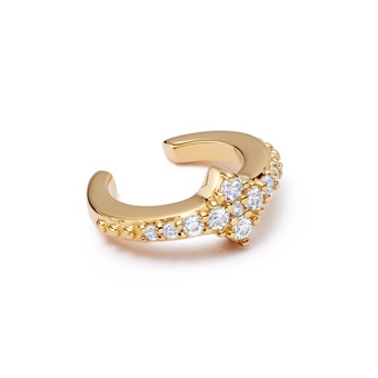 Gold Luna Light Ear Cuff