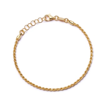 GOLD ROPE CHAIN BRACELET