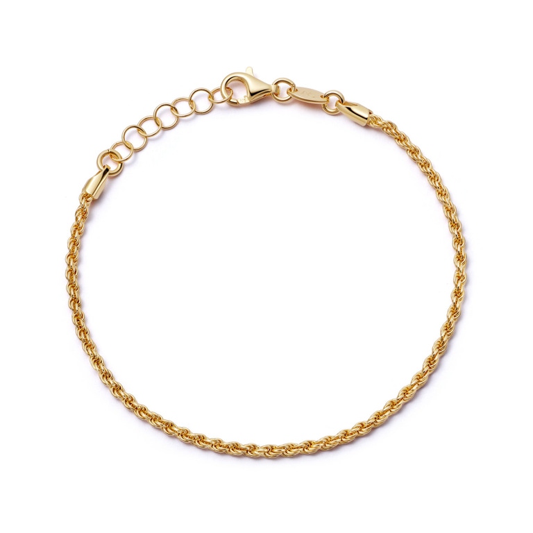 GOLD ROPE CHAIN BRACELET