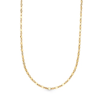 GOLD PETAL CHAIN NECKLACE