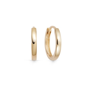 Solid Gold Mini Hoop Earrings