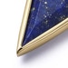 Gold Biography Lapis Kite Charm