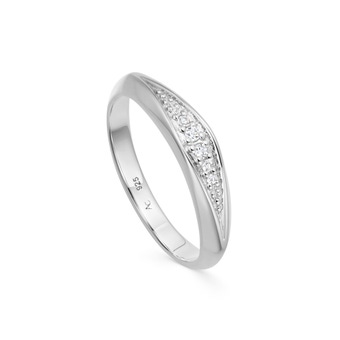 Silver Deco Shard Ring | Astley Clarke