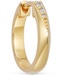 Gold Deco Shard Huggie Hoop Earrings
