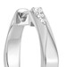 Silver Large Deco Shard Hoop Earrings