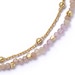 Gold Fine Biography Pink Multi gemstone Bracelet