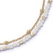 Gold Fine Biography Mother Of Pearl Bracelet